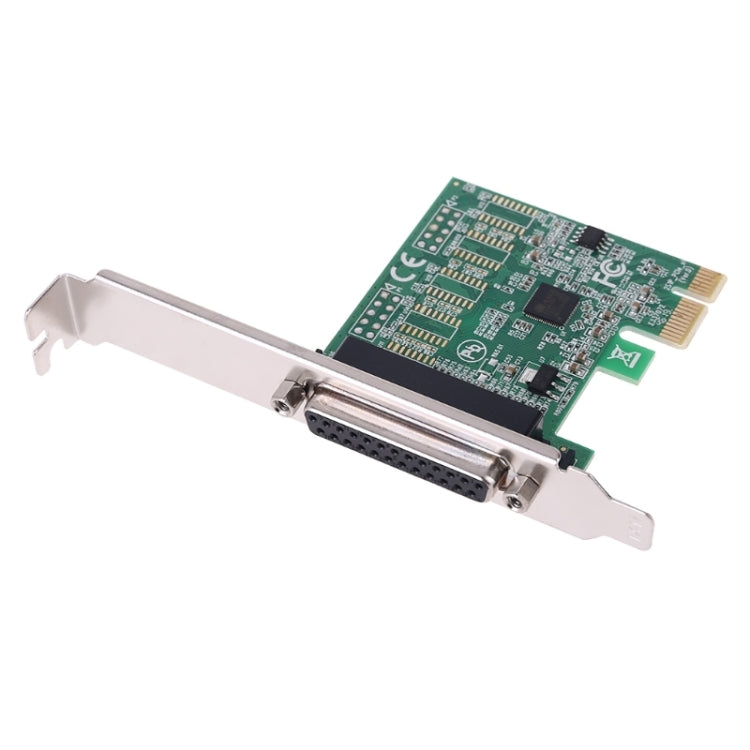 Placa Riser PCI-E Porta Paralela DB25 25 pinos Impressora LPT para Cartões PCI-E Express Conversor Adaptador AX99100