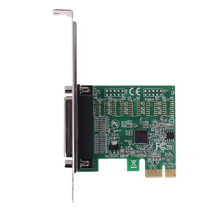 Placa Riser PCI-E Porta Paralela DB25 25 pinos Impressora LPT para Cartões PCI-E Express Conversor Adaptador AX99100