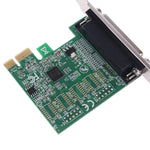 Placa Riser PCI-E Porta Paralela DB25 25 pinos Impressora LPT para Cartões PCI-E Express Conversor Adaptador AX99100