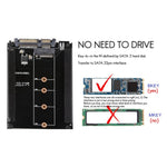 Placa de Expansão M.2 para SATA3.0 Adaptador de 22 pinos Conversor de Interface SSD 2,5 polegadas