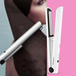 Alisador e Modelador de Cabelo Portátil Recarregável K-SKIN, Ferro Cerâmico, Ferramenta de Estilo Sem Fios com Temperatura Ajustável e Aquecimento Rápido