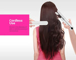 Alisador e Modelador de Cabelo Portátil Recarregável K-SKIN, Ferro Cerâmico, Ferramenta de Estilo Sem Fios com Temperatura Ajustável e Aquecimento Rápido