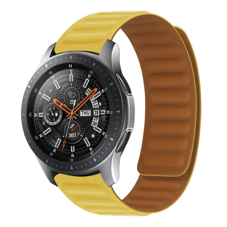 Correia magnética de silicone, para Samsung Galaxy Watch 3 41MM R850, para Samsung Galaxy Gear Sport, para Samsung Galaxy Watch Active