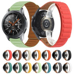 Correia magnética de silicone, para Samsung Galaxy Watch 3 41MM R850, para Samsung Galaxy Gear Sport, para Samsung Galaxy Watch Active