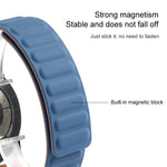 Correia magnética de silicone, para Samsung Galaxy Watch 3 41MM R850, para Samsung Galaxy Gear Sport, para Samsung Galaxy Watch Active