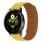 Correia magnética de silicone, para Samsung Galaxy Watch 3 41MM R850, para Samsung Galaxy Gear Sport, para Samsung Galaxy Watch Active