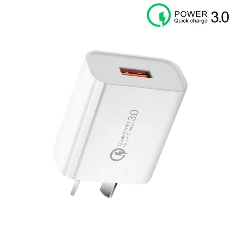 Carregador Rápido CA-25 QC3.0 USB 3A para Telemóvel, Ficha Austrália, Ficha Austrália