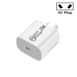 AU-20W Carregador de Viagem PD USB-C / Tipo-C para Telemóvel, Ficha AU, Ficha AU