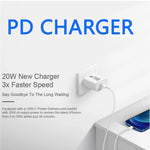 AU-20W Carregador de Viagem PD USB-C / Tipo-C para Telemóvel, Ficha AU, Ficha AU