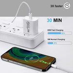 Carregador de Viagem AU-20W PD USB-C / Type-C com Cabo de Dados Type-C para Type-C, Ficha AU, Ficha AU + Cabo PD 1m, Ficha AU + Cabo PD 2m