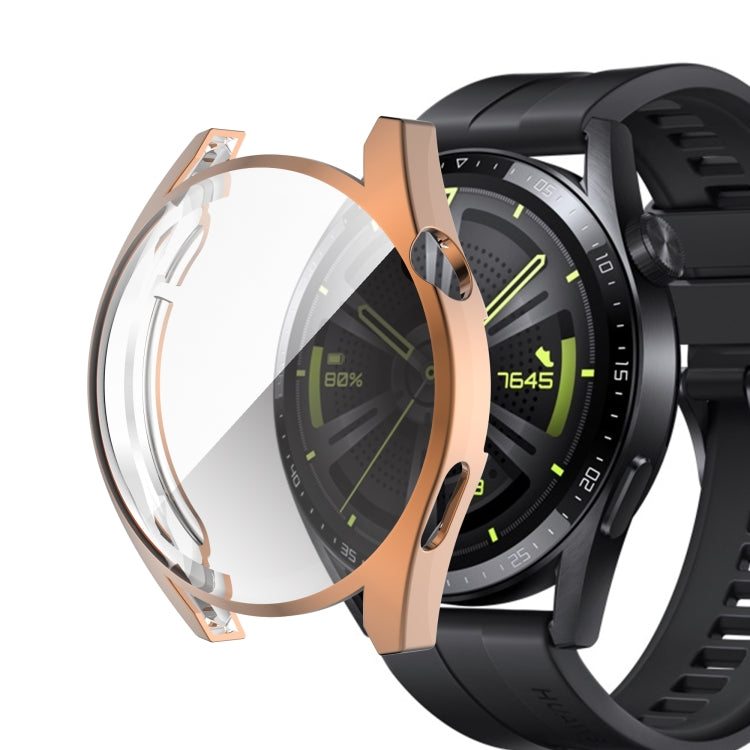 Fully Surrounded TPU Case with Protective Film, For Huawei Watch GT 3 46mm, For Huawei Watch GT 3 42mm