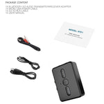 RT01 Receptor e Transmissor Bluetooth 2 em 1 Mãos Livres para Carro