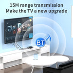 Adaptador de Áudio RCA 3.5mm AUX Receptor e Transmissor Bluetooth 5.0 NFC BT-21, BT-21