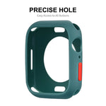 Capa TPU + Película Protetora de Ecrã PET de Cobertura Total ENKAY, Para Apple Watch Série 8 / 7 41mm, Para Apple Watch Série 8 / 7 45mm