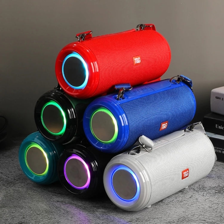 T&G TG537 Altifalante Bluetooth Portátil à Prova de Água com Luz RGB Suporta FM / Cartão TF