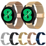 Correia de Malha Metálica Milan com Uma Fivela, Para Samsung Galaxy Gear S3, Para Samsung Galaxy Gear 2 R380, Para Samsung Galaxy Gear2 Neo R381, Para Samsung Galaxy Live SM-R382