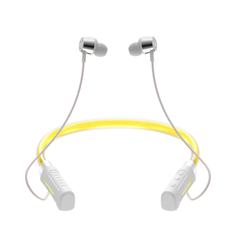 Auricular Bluetooth Sem Fios Estéreo JG4 com Colar e LED Intermitente