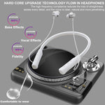 Auricular Bluetooth Sem Fios Estéreo JG4 com Colar e LED Intermitente