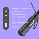 Auricular Bluetooth Sem Fios Estéreo JG4 com Colar e LED Intermitente