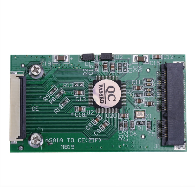 Cartão Conversor Mini PCI-E SATA mSATA SSD para ZIF de 40 Pinos 1.8 Polegadas CE SSD