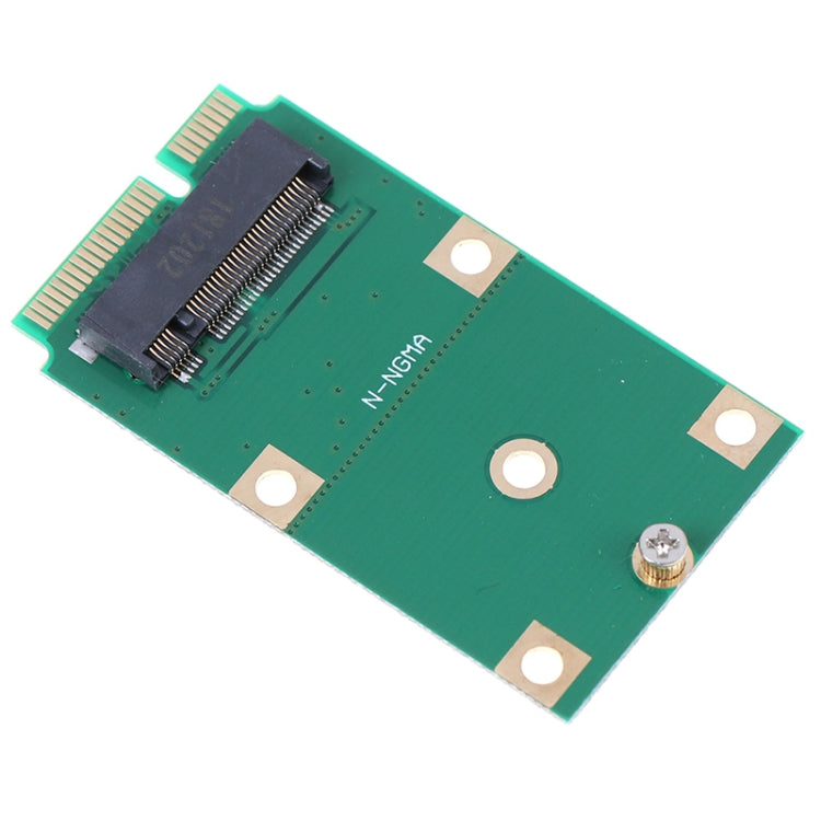 Cartão Adaptador Mini PCI-E M.2 NGFF 30mm 42mm SSD para mSATA de 52 Pinos