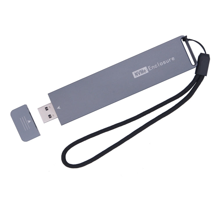 Caixa para NVME M.2 SSD, Suporta SSD M.2 2230/2242/2260/2280