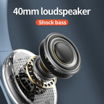 Auricular HIFI Estéreo Sem Fios A50 com Bass e Microfone