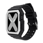 Correia de Silicone com Capa Para Apple Watch Series, 7 41mm / 6&SE&5&4 40mm / 3&2&1 38mm, 7 45mm / 6&SE&5&4 44mm / 3&2&1 42mm