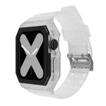 Correia de Silicone com Capa Para Apple Watch Series, 7 41mm / 6&SE&5&4 40mm / 3&2&1 38mm, 7 45mm / 6&SE&5&4 44mm / 3&2&1 42mm