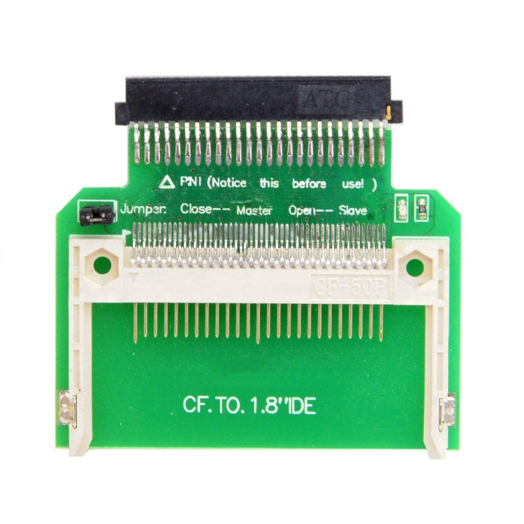 Adaptador de Cartão de Memória Compact Flash CF para Disco Rígido SSD Ide de 50 Pinos 1.8 polegadas