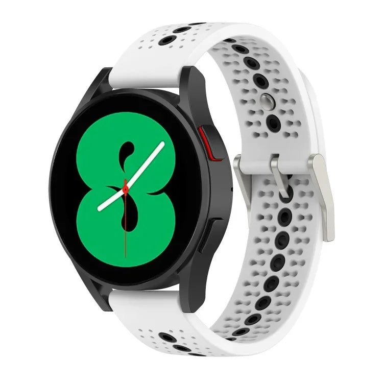 Pulseira Respirável de Silicone Bicolor, Para Samsung Gear S2 Classic, Para Samsung Galaxy Gear Sport