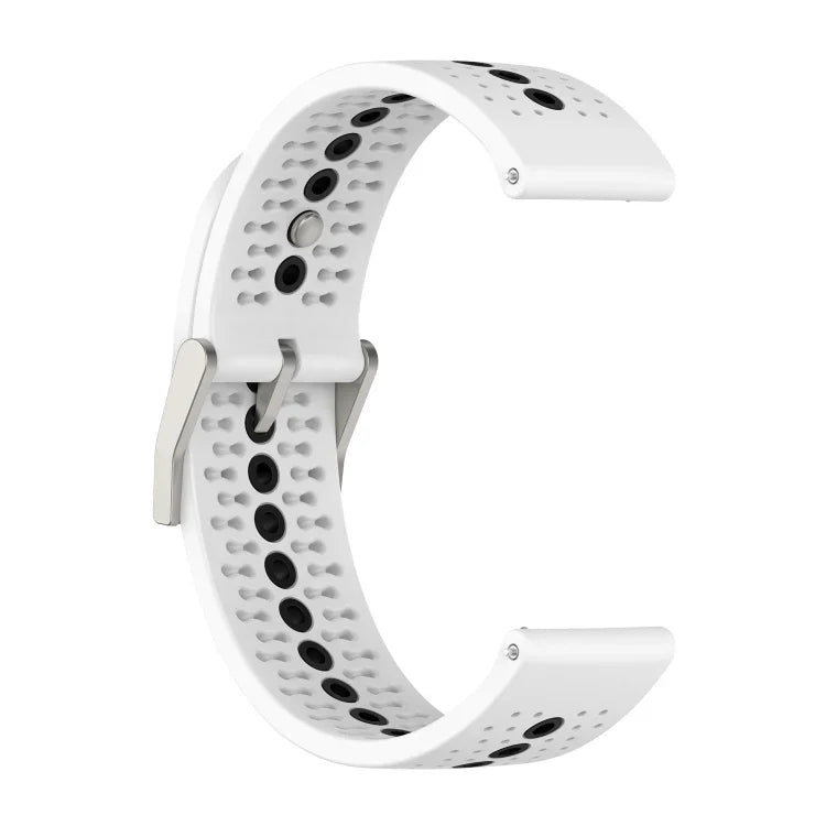 Two-Color Silicone Breathable Strap, For Samsung Gear S2 Classic, For Samsung Galaxy Gear Sport