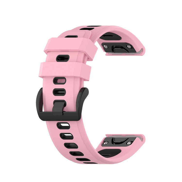 26mm Two-color Silicone Jack Watch Strap, For Garmin Fenix 7X