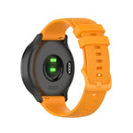 22mm Checkered Silicone Strap, For Samsung Galaxy Watch3 45MM, For Samsung Galaxy Watch 46mm, For Samsung Gear S3 Classic