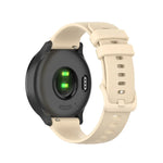 22mm Checkered Silicone Strap, For Samsung Galaxy Watch3 45MM, For Samsung Galaxy Watch 46mm, For Samsung Gear S3 Classic