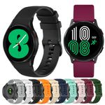 Pulseira de Silicone Quadriculada 20mm, Para Samsung Galaxy Watch 4 40mm / 44mm, Para Samsung Galaxy Watch 4 Classic 42mm / 46mm, Para Samsung Galaxy Watch 3 41mm, Para Samsung Galaxy Watch Active 2 40mm / 44mm