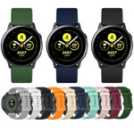Pulseira de Silicone Quadriculada 20mm, Para Samsung Galaxy Watch Active 40mm, Para Samsung Galaxy Watch 42mm, Para Samsung Galaxy Gear Sport, Para Samsung Gear S2 Classic