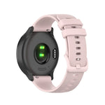 Pulseira de Silicone Quadriculada 20mm, Para Samsung Galaxy Watch Active 40mm, Para Samsung Galaxy Watch 42mm, Para Samsung Galaxy Gear Sport, Para Samsung Gear S2 Classic