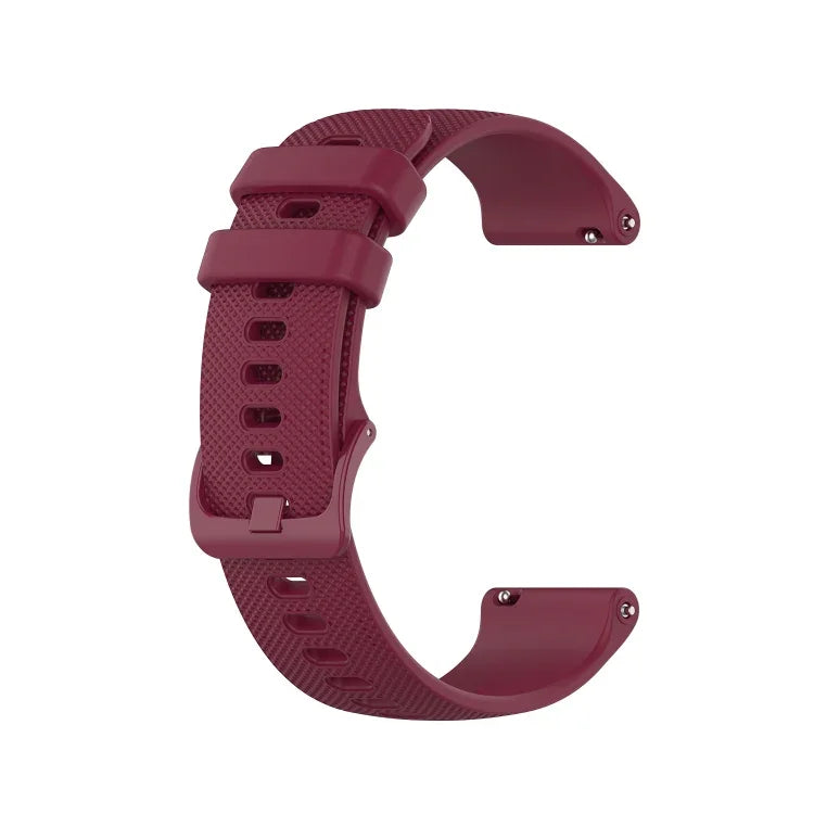 Pulseira de Silicone Quadriculada 20mm, Para Samsung Galaxy Watch Active 40mm, Para Samsung Galaxy Watch 42mm, Para Samsung Galaxy Gear Sport, Para Samsung Gear S2 Classic