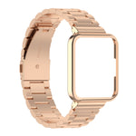 2 in 1 Three-bead Metal Strap with Watch Frame, For Xiaomi Redmi Watch 2, For Xiaomi Redmi Watch2 Lite International Version