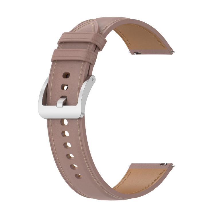 Calf Texture Sewing Thread Watchband, For Huawei Watch GT Runner, For Huawei Watch GT 3 46mm, For Huawei Watch 3 / Watch 3 Pro, For Huawei Watch GT 2 Pro / Watch GT 2e / Watch GT 42mm / 46mm, For Huawei Watch GT 2 Pro, For Huawei Watch GT2 46mm