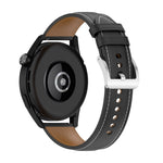 Pulseira de Relógio com Costura e Textura de Bezerro, Para Samsung Galaxy Watch 3 45mm, Para Samsung Galaxy Watch 46mm, Para Samsung Galaxy Gear S3 Classic / Gear S3 Frontier