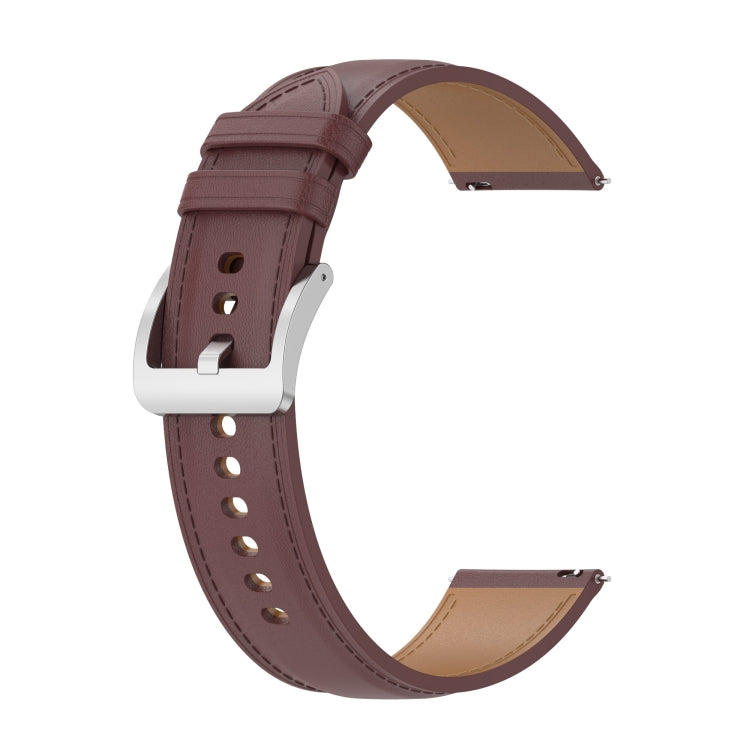 Pulseira de Relógio com Costura e Textura de Bezerro, Para Samsung Galaxy Watch 3 45mm, Para Samsung Galaxy Watch 46mm, Para Samsung Galaxy Gear S3 Classic / Gear S3 Frontier