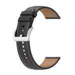 Calf Texture Sewing Thread Watchband, For Huawei Watch GT 3 42mm, For Huawei Watch GT 2 42mm, For Huawei Watch 2