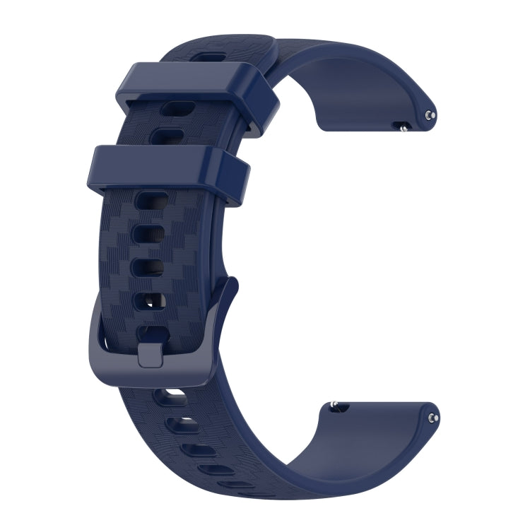 Correia de silicone riscada de fibra de carbono 20mm, para Samsung Galaxy Watch 4 40mm / 44mm, para Samsung Galaxy Watch 4 Classic 42mm / 46mm, para Samsung Galaxy Watch 3 41mm, para Samsung Galaxy Watch Active 2 40mm / 44mm