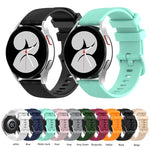 Correia de silicone riscada de fibra de carbono 20mm, para Samsung Galaxy Watch 4 40mm / 44mm, para Samsung Galaxy Watch 4 Classic 42mm / 46mm, para Samsung Galaxy Watch 3 41mm, para Samsung Galaxy Watch Active 2 40mm / 44mm