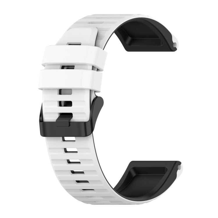 22mm Silicone Mixing Color Watch Strap, For Garmin Fenix 5, For Garmin Fenix 5 Plus, For Garmin Approach S60, For Garmin Forerunner 935