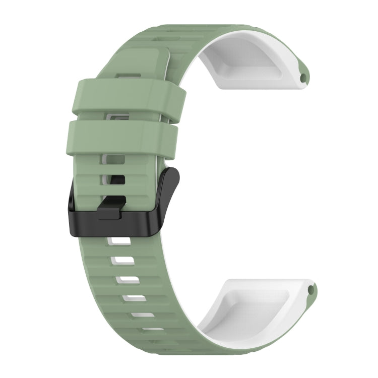 22mm Silicone Mixing Color Watch Strap, For Garmin Forerunner 945, For Garmin Instinct