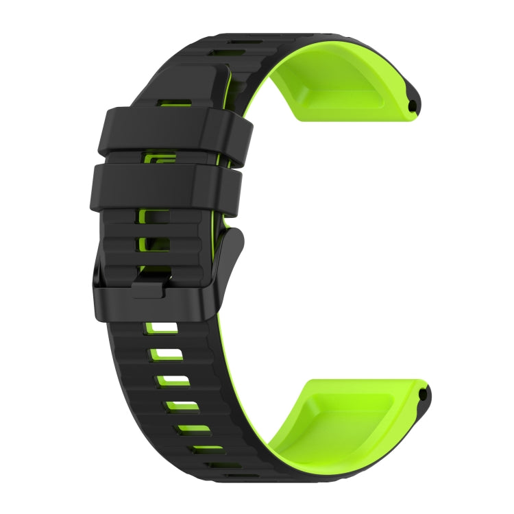 22mm Silicone Mixing Color Watch Strap, For Garmin Forerunner 945, For Garmin Instinct
