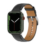 Top Layer Cowhide Sewing Watch Strap For Apple Watch Series, 7 41mm / 6&SE&5&4 40mm / 3&2&1 38mm 20mm, 7 45mm / 6&SE&5&4 44mm / 3&2&1 42mm 22mm, 7 41mm / 6&SE&5&4 40mm / 3&2&1 38mm 22mm, 7 45mm / 6&SE&5&4 44mm / 3&2&1 42mm 20mm